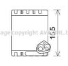 AVA QUALITY COOLING MSV646 Evaporator, air conditioning